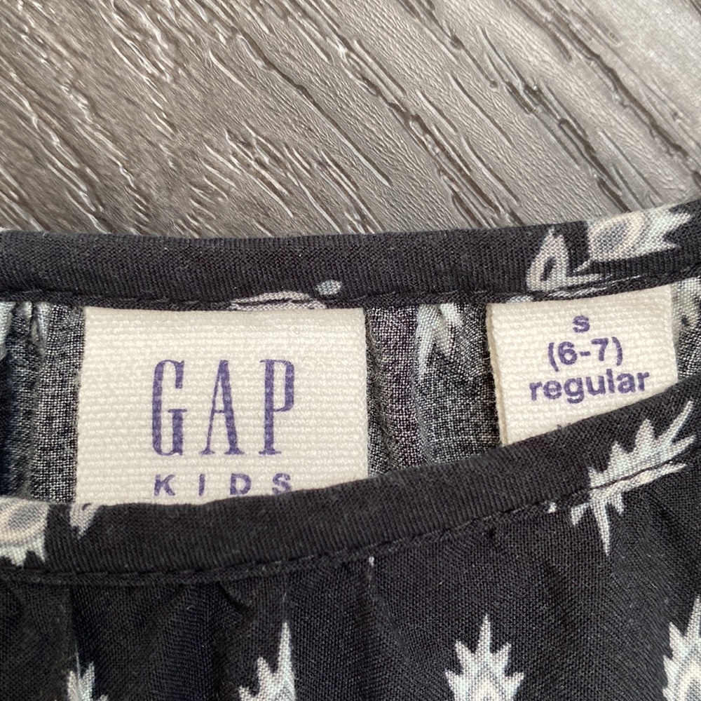 Girls Long Sleeve Gap Dress - Picture 4 of 6